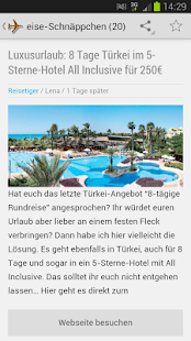 Reisetiger Reiseschnäppchen Screenshots 2