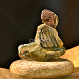 Ordinary Stones In A Tower by Kathleen Koehlmoos -  