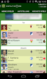 Comunio Screenshot