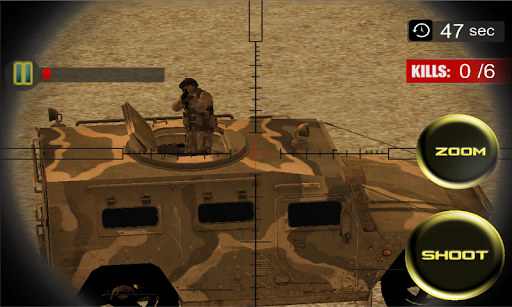 孤獨的沙漠突擊隊狙擊手3D
