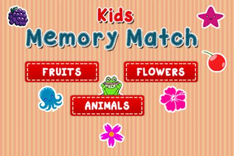 Kids Memory Match - Flip Card