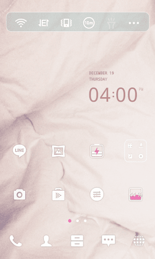 Blanket LINE Launcher theme