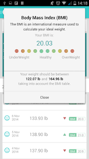 Free Weight Tracker QuickLog.me APK