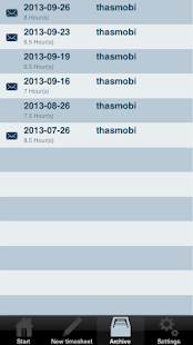 Daily Timesheet - náhled