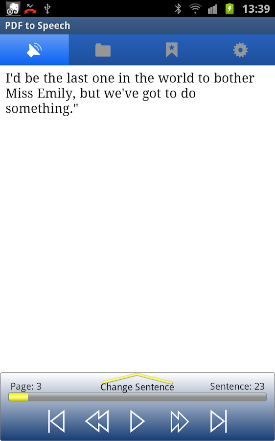    Pdf to Speech Pro- screenshot  