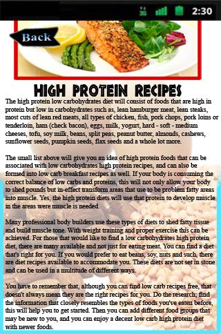 High Protein Recipes