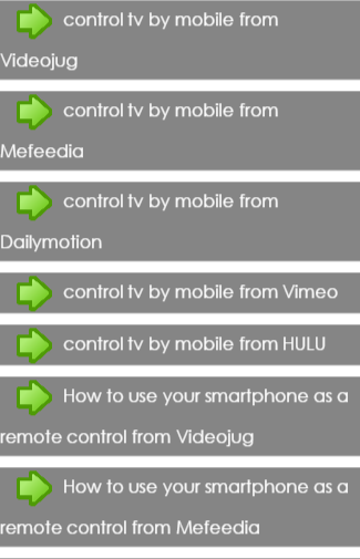 control tv by mobile