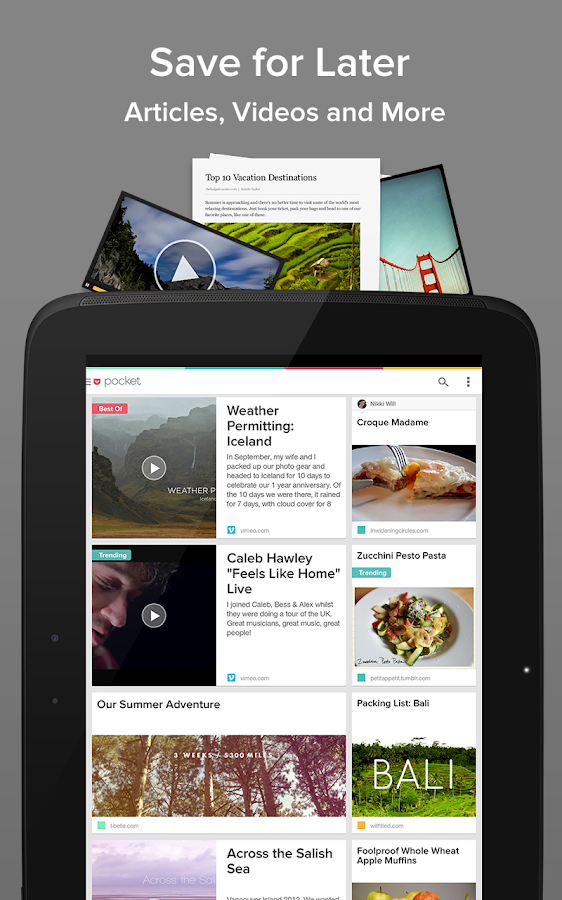 Pocket Android Apps on Google Play