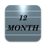 Cover Image of Télécharger Twelve Month Calendar 1.0.5 APK