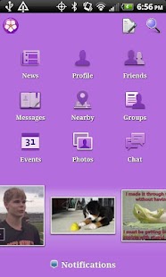 Free Download Purple Theme for Facebook APK for PC