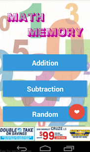 Math Memory Games Screenshots 1
