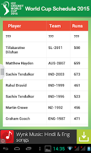 Cricket WorldCup 2015 Schedule screenshot 3