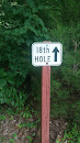 Cane Creek 18th Hole Directional Sign