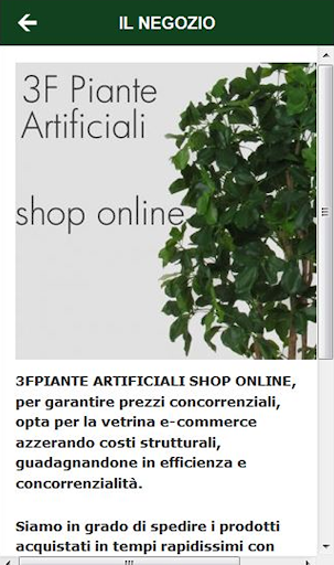 3F piante artificiali