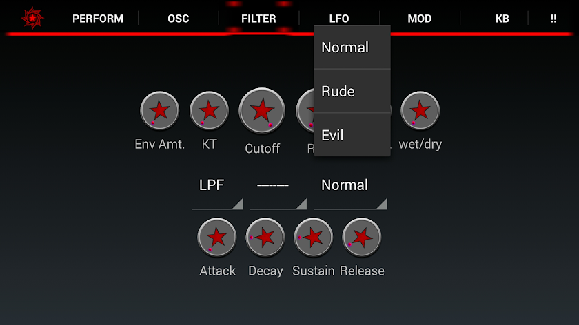 Grimoire Synthesizer App Screen 2