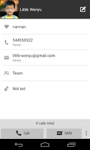 Free exDialer Orange ICS Theme APK