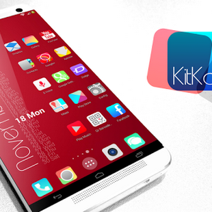 اللانشر الرائع KitKat HD Launcher Theme icons 
