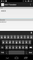 ASCII Translator APK スクリーンショット画像 #5