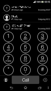 exDialer i7 Black theme