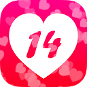 Valentine's Day Love Calendar mobile app icon