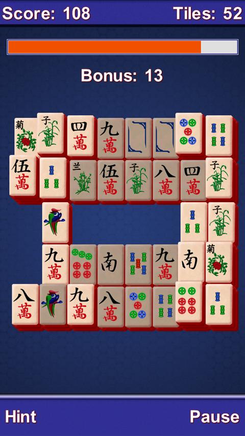 Android application Mahjong screenshort