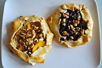 Beet Crostata with a Pepper-Parmesan Crust