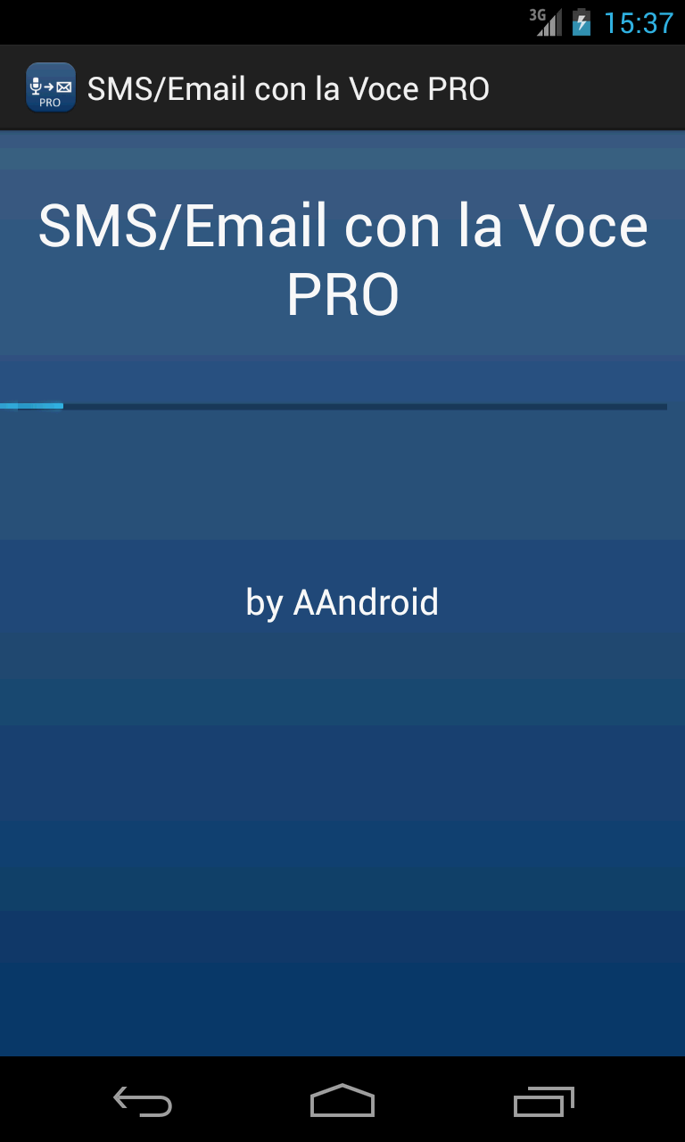 Android application SMS / Email by Voice PRO screenshort