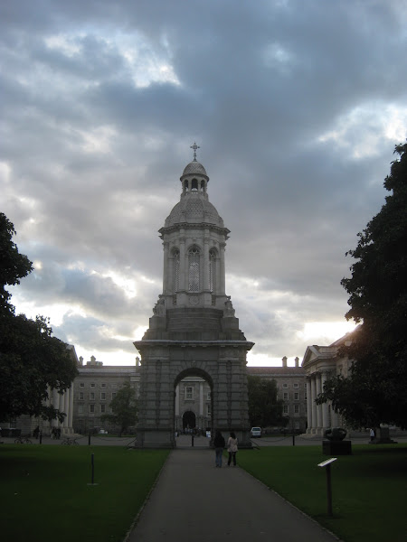 Trinity College in Dublin.