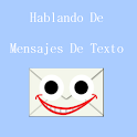 Hablar de texto logo