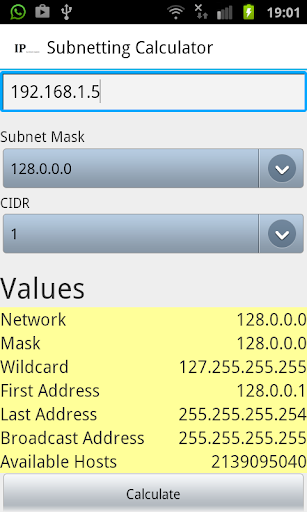 Ip subnetting calculator