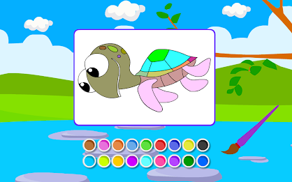 Turtle Coloring Pages poster 5