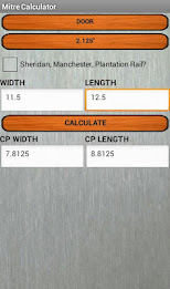 Mitre Panel Calculator poster 2