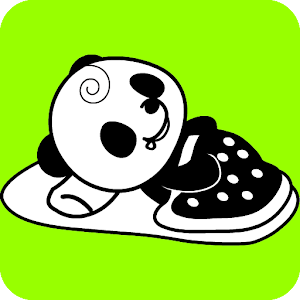 Panda Talks clock widget _LWP logo