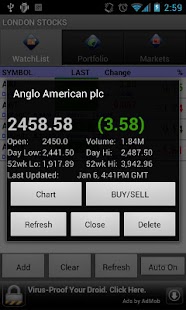 London Stocks Screenshots 1