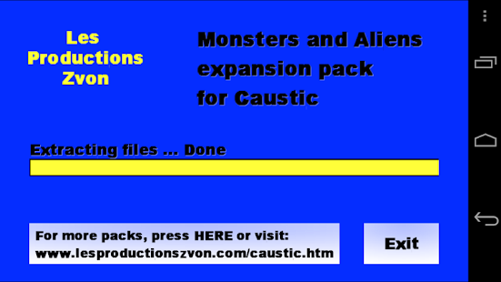 How to get Monsters-Aliens Caustic Pack 1.0.0 unlimited apk for android