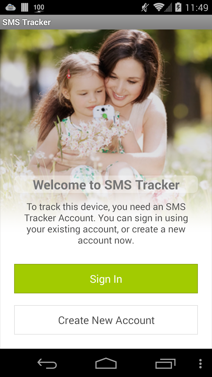 SMS Tracker Screen 2