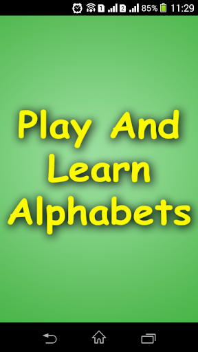 Play And Learn Alphabets