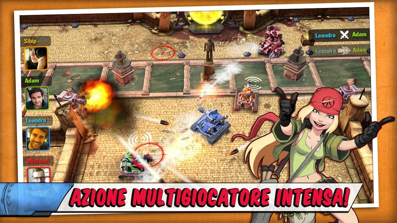  #Android   Tank Battles, inizia lo scontro tra carrarmatoni !!!