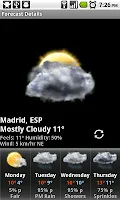 MIUI Digital Weather Clock screenshot