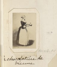 Fotoreproductie van (vermoedelijk) een prent naar een schilderij van Jean-Etienne Liotard