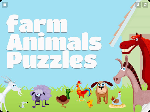 Farm Animal Puzzles for kids