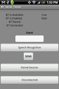 Bluetooth Serial Test App