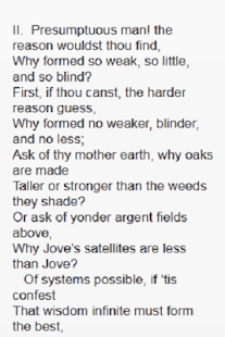 Pope s Poems and Prose An Essay on Man: Epistle I Summary