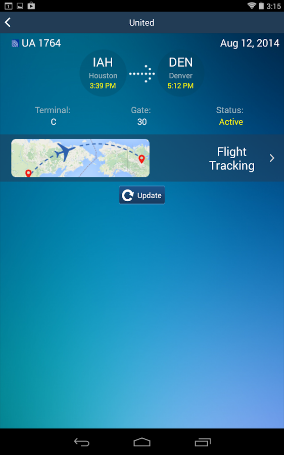 Does Southwest Airlines offer a mobile flight tracking map?