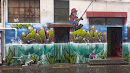 Gone Fishing Lukes Lane Street Art