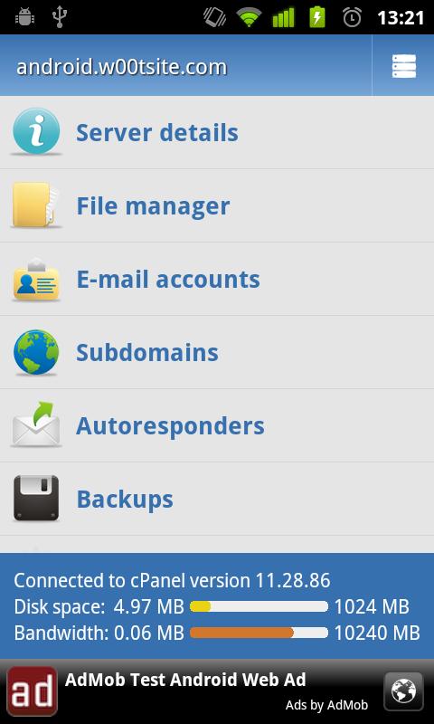 Control Panel for cPanel - Android Apps on Google Play
