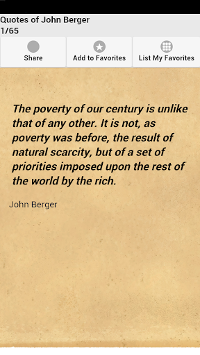Quotes of John Berger