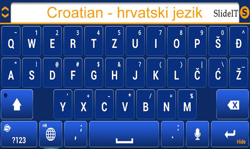 【免費社交App】SlideIT Croatian Pack-APP點子