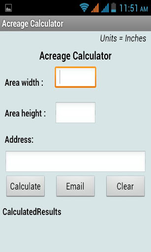 Acreage Calculator