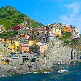 Cinque Terre by Mihai Popa - City,  Street & Park Vistas